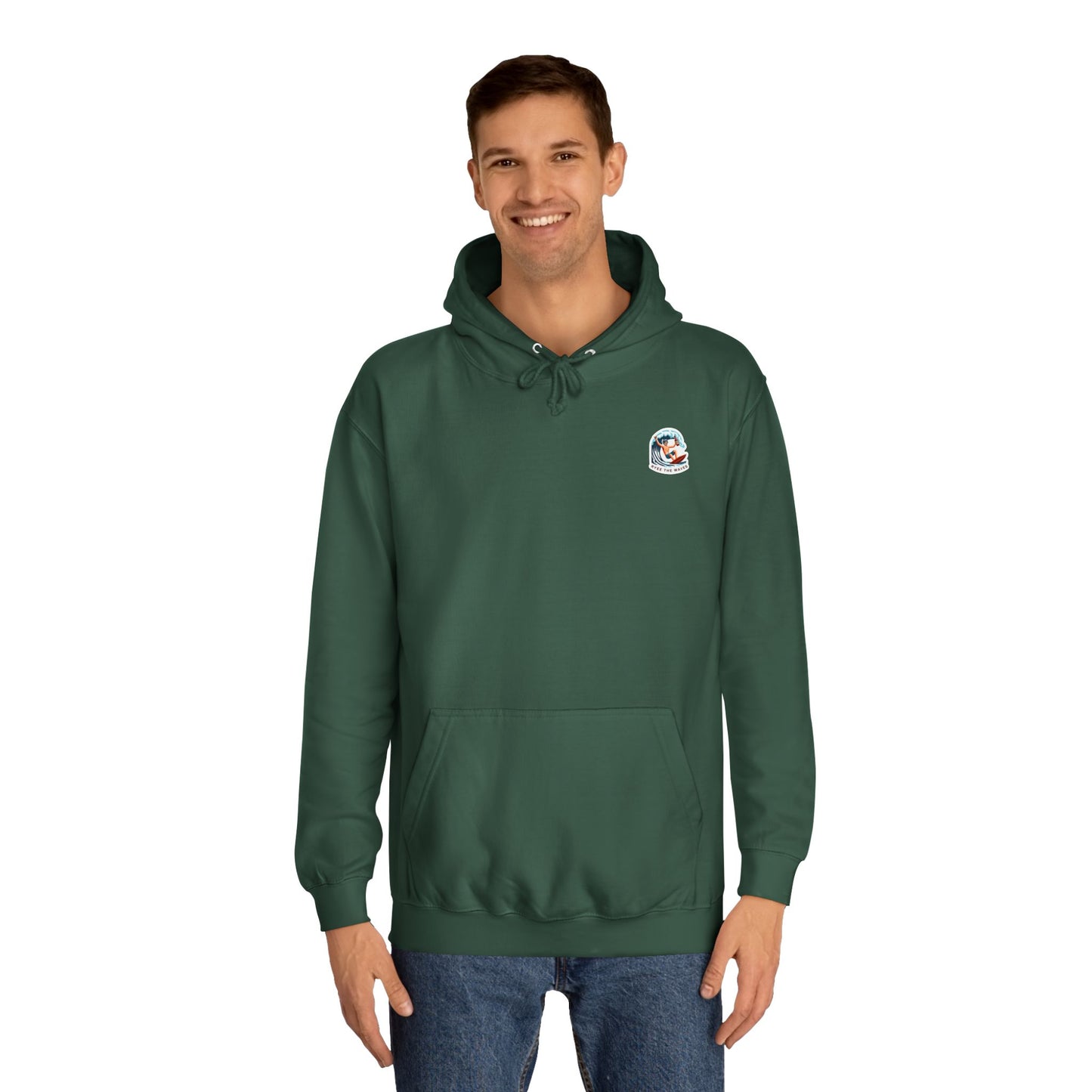 “Rye the Waves” Unisex Surf Whiskey Hoodie 3