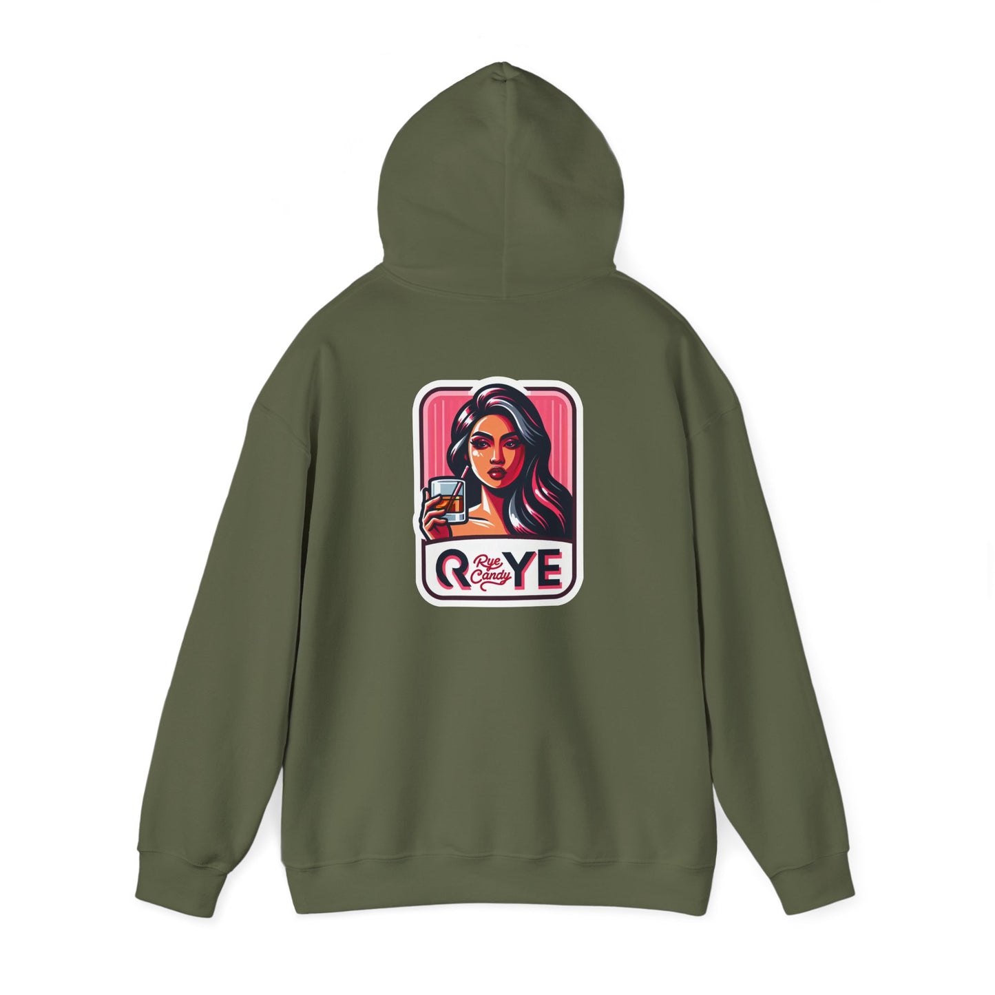 “Rye Candy” Unisex Heavy Hooded Whiskey Sweatshirt