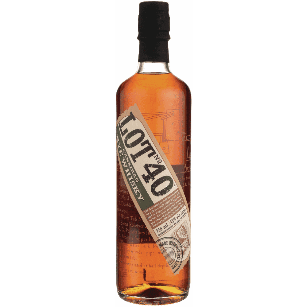 Lot 40 Canadian Rye Bottle