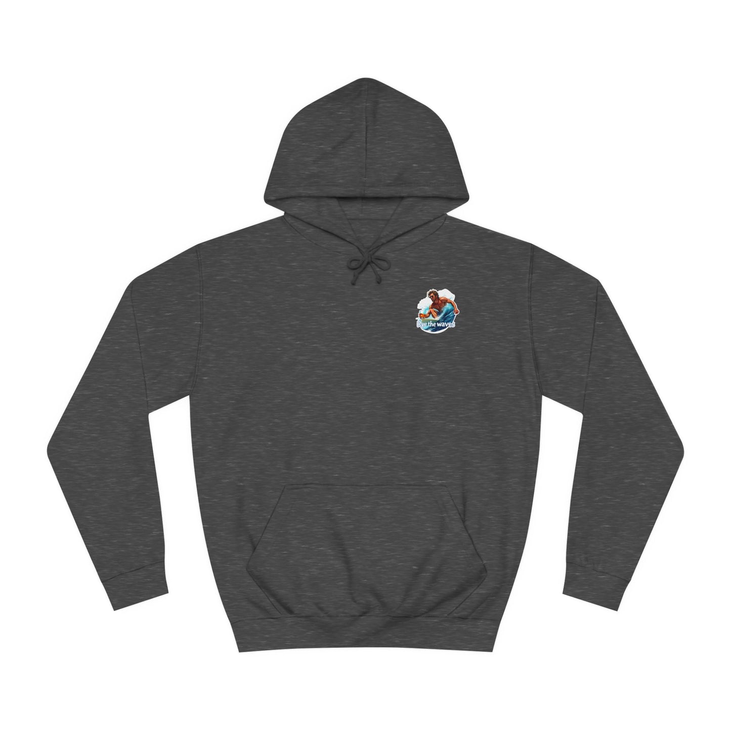 “Rye the Waves” Unisex Surf Whiskey Hoodie 1