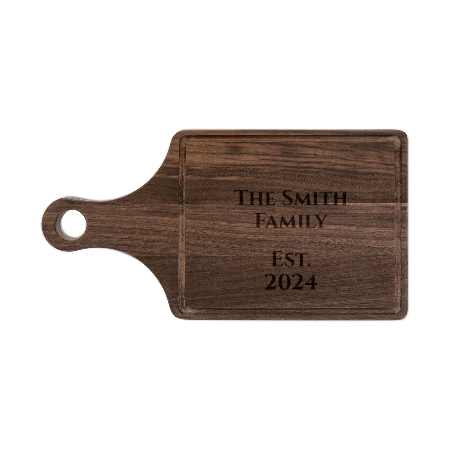 Personalized Engraved Cutting Board — Walnut or Maple