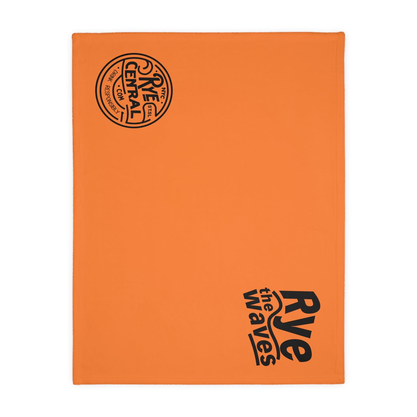 “Rye the Waves” Velveteen Microfiber Whiskey Blanket