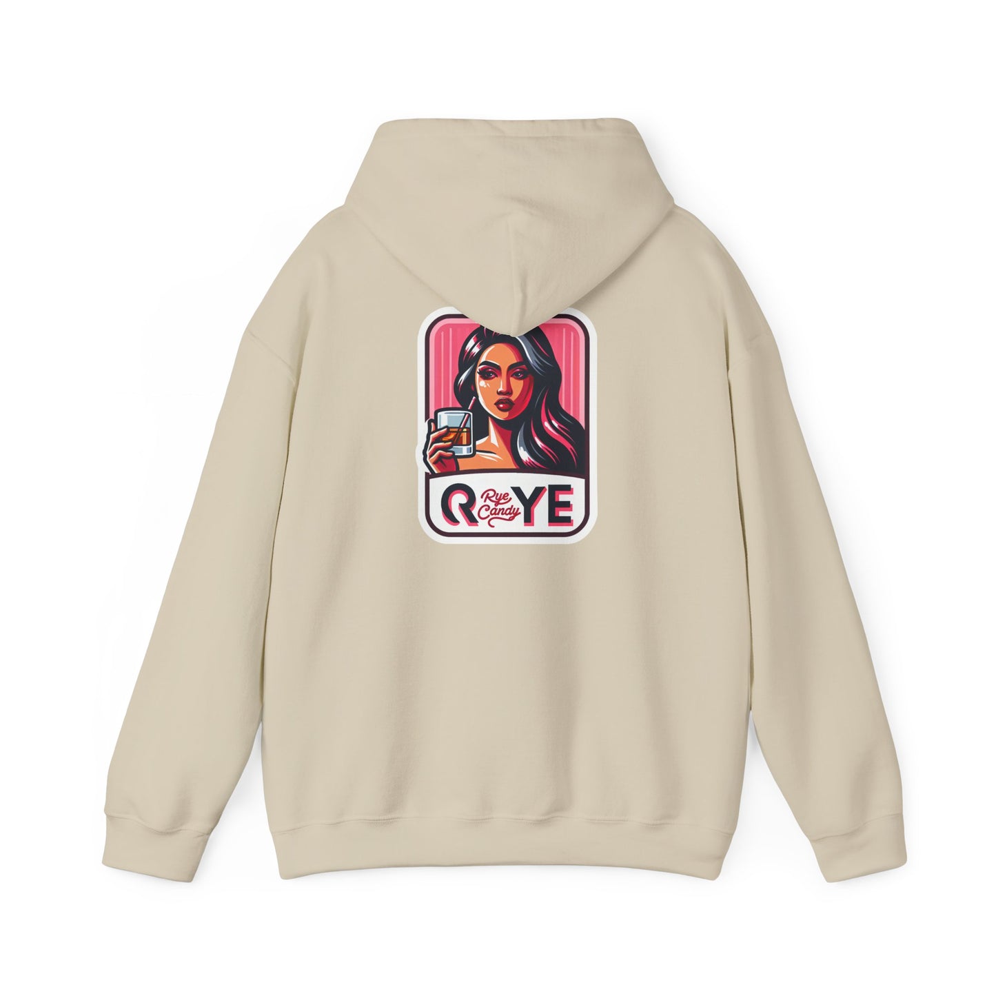 “Rye Candy” Unisex Heavy Hooded Whiskey Sweatshirt