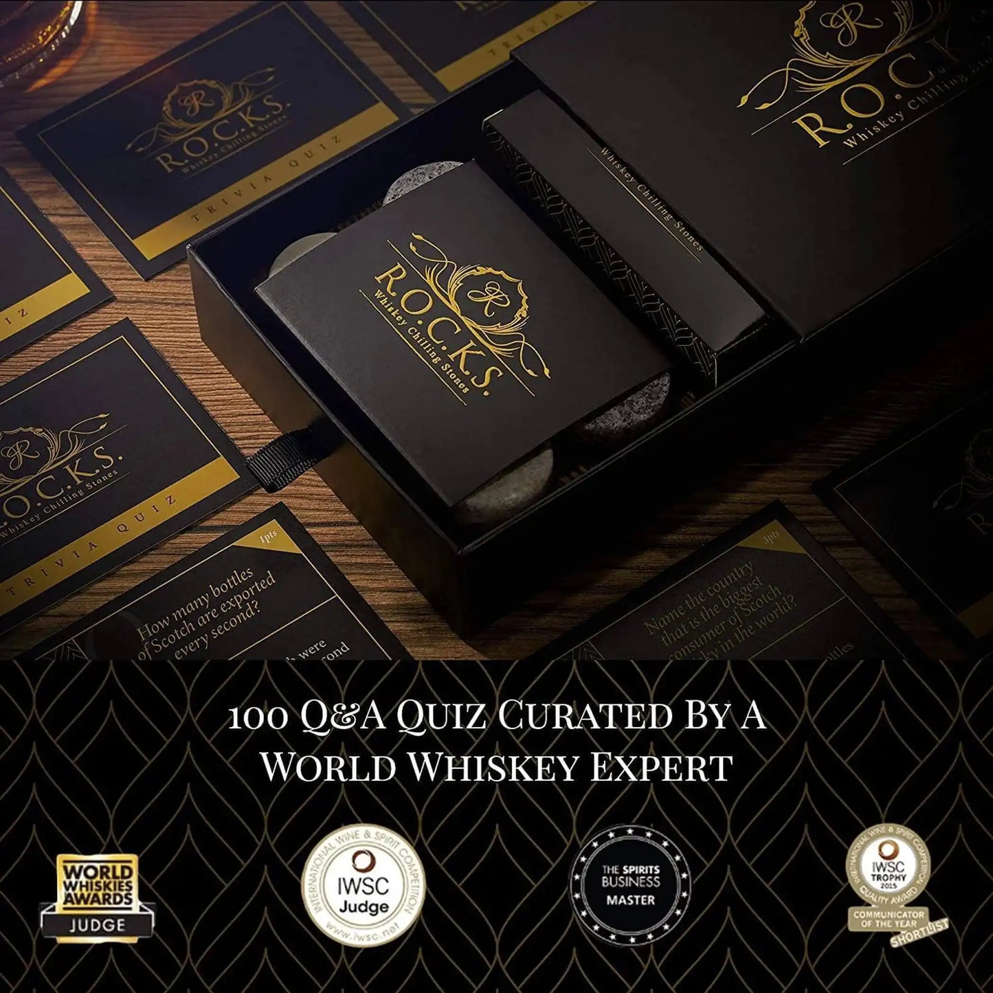 Whiskey Trivia Quiz Set