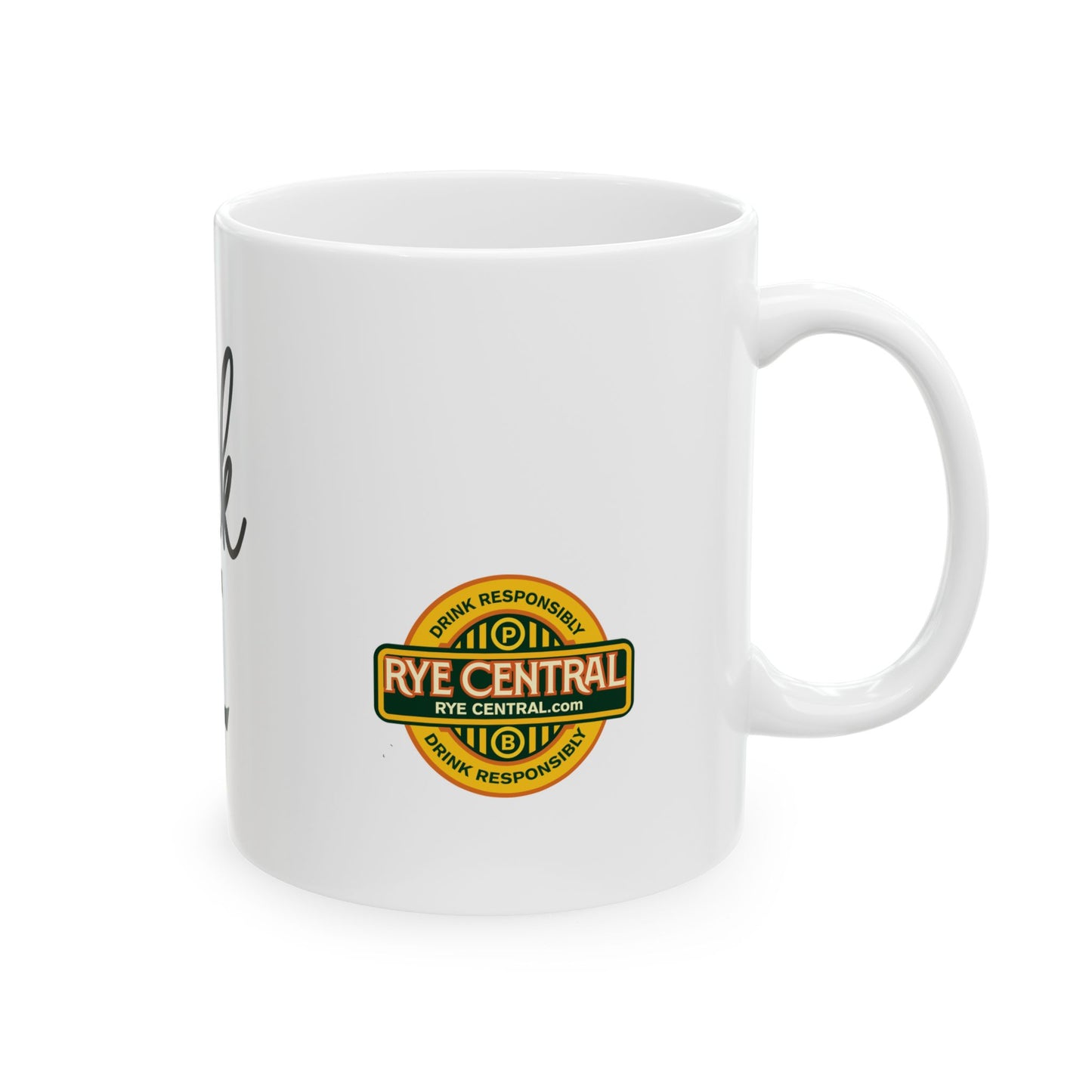 “Just Drink Rye” Ceramic Whiskey Mug