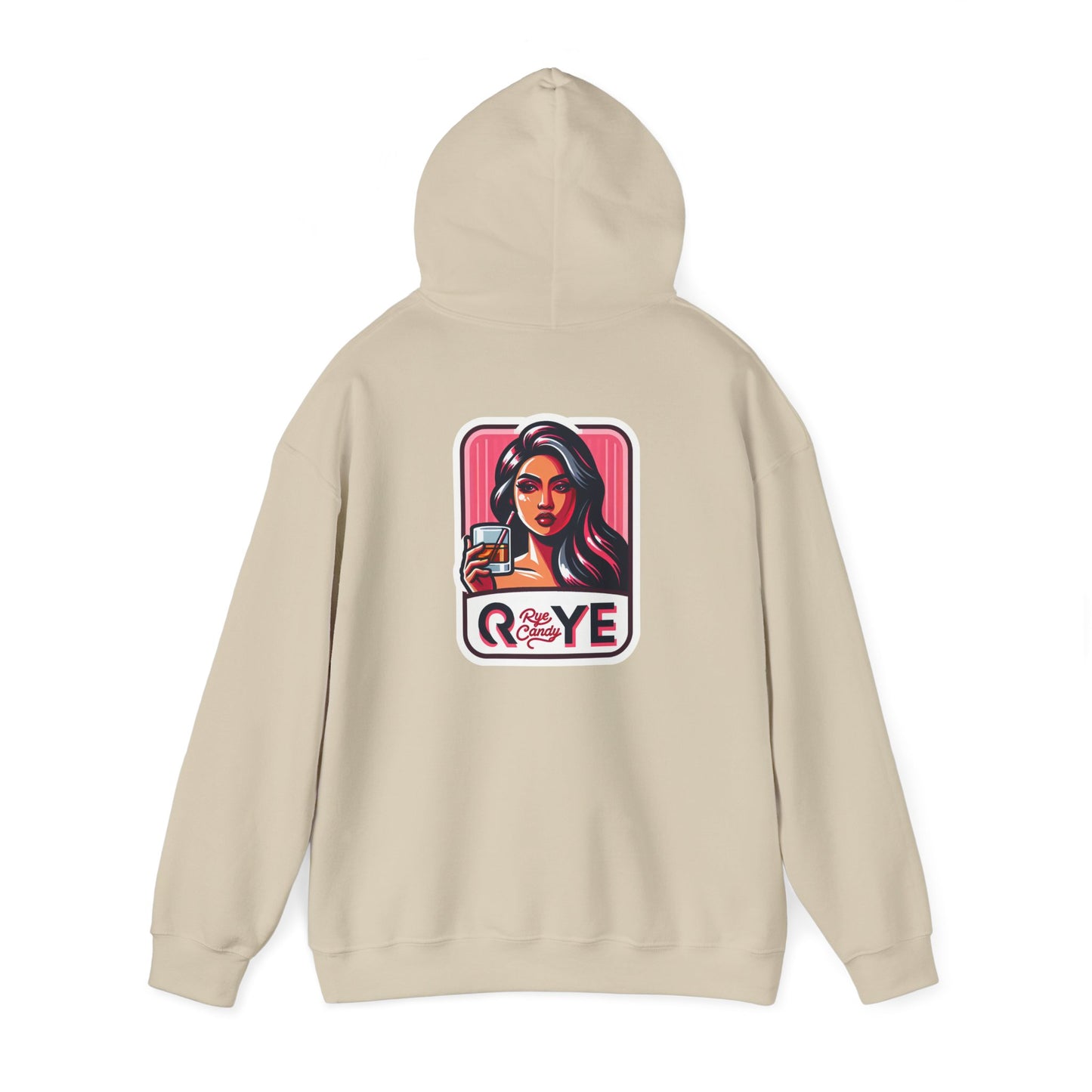 “Rye Candy” Unisex Heavy Hooded Whiskey Sweatshirt
