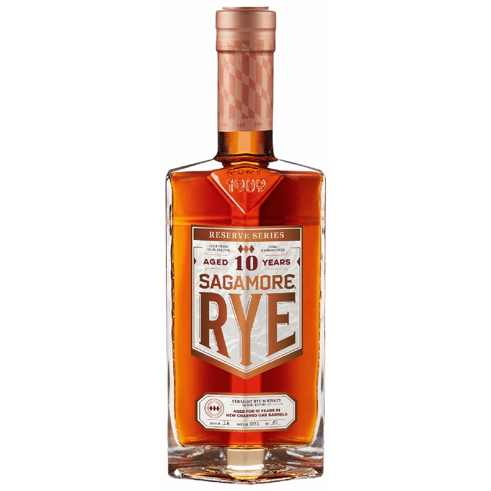 Sagamore Spirit 10-Year Reserve Series Rye whiskey bottle