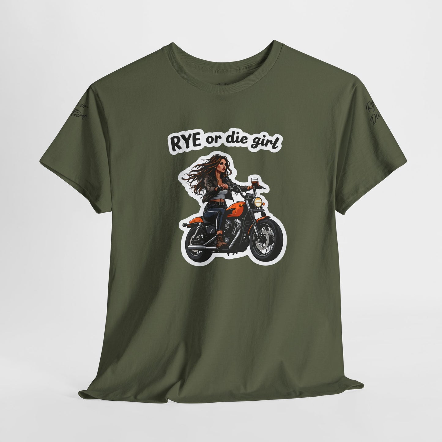 “Rye or Die Girl” Funny T shirt for Whiskey Lovers