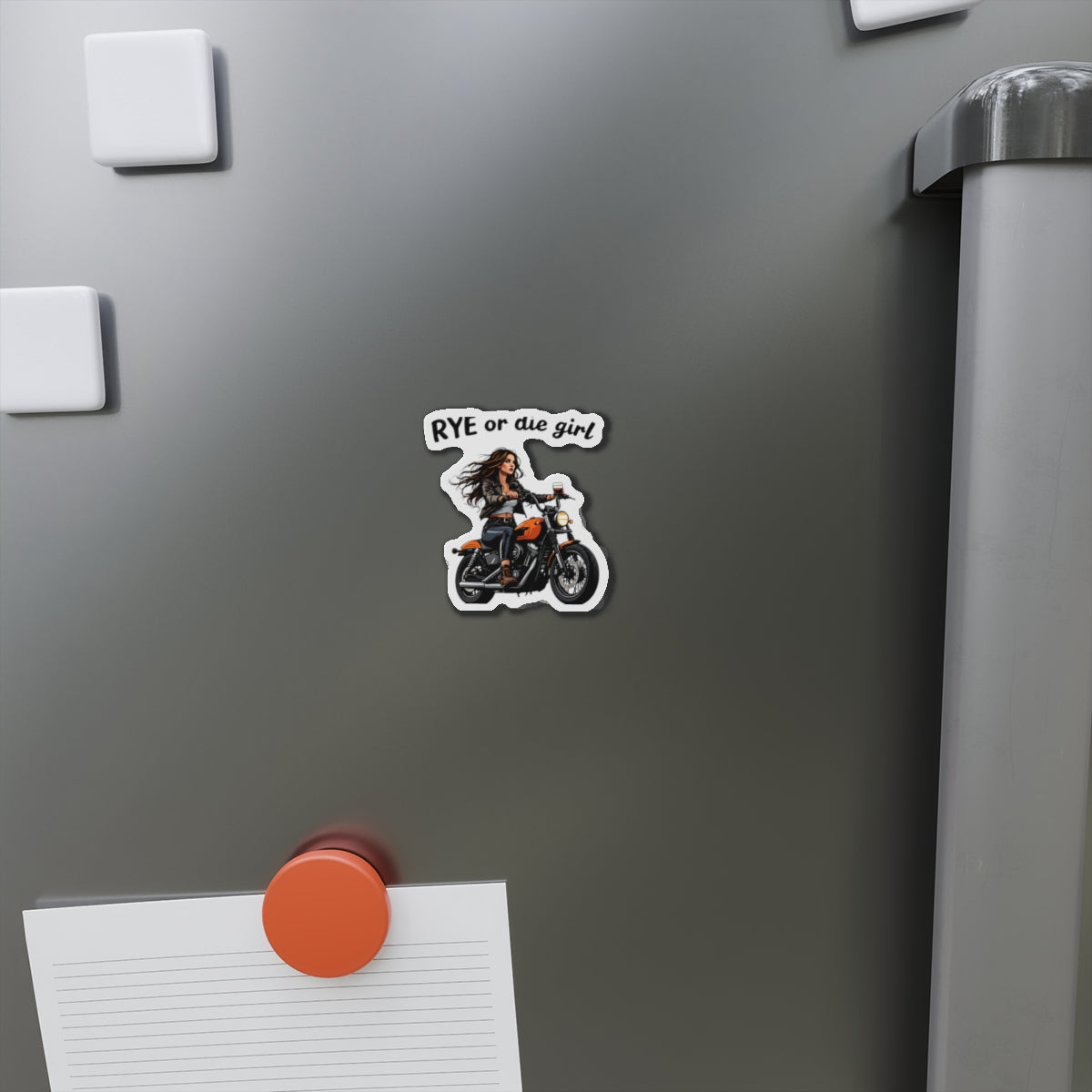 “Rye or Die Girl” Die-Cut Whiskey Magnets