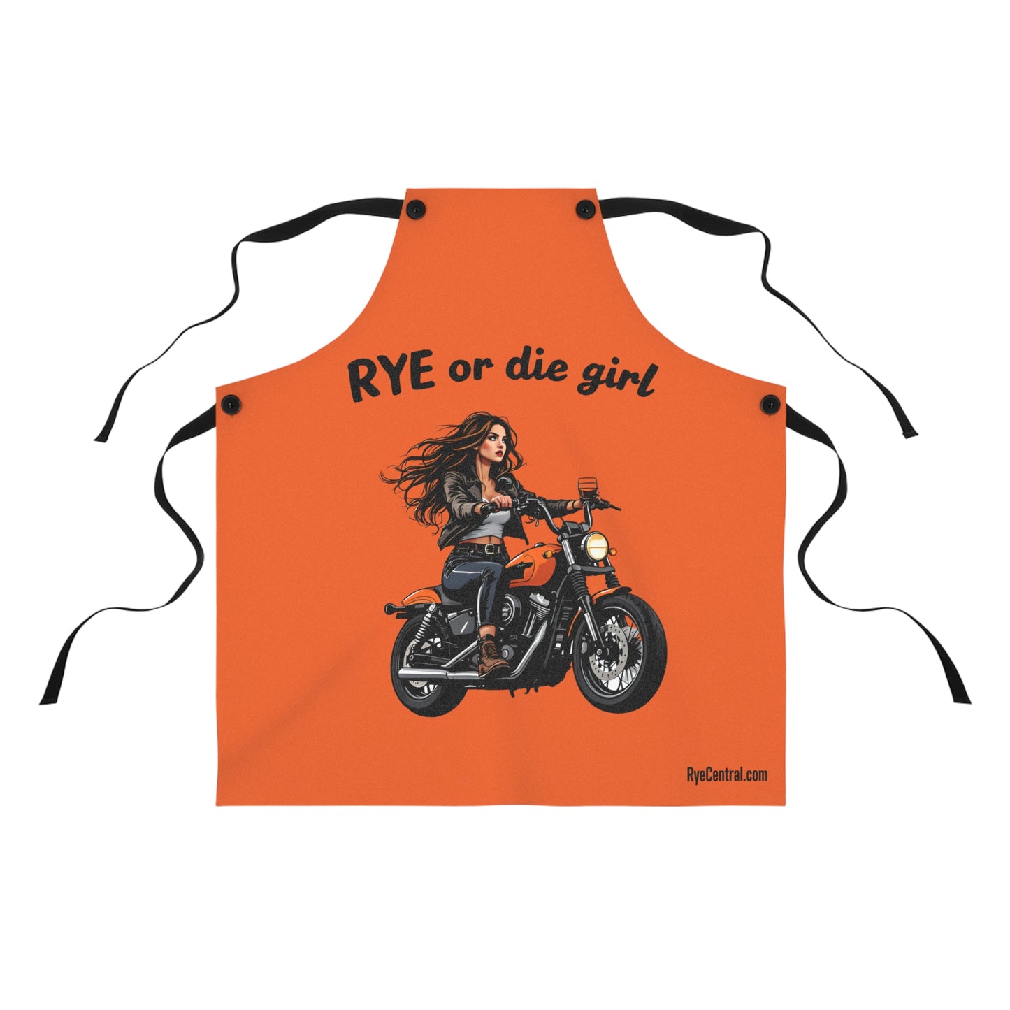 “Rye or Die Girl” Whiskey Apron