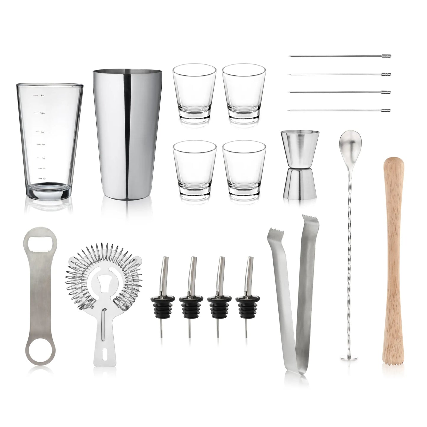 Whiskey Barware Set: RyeCentral’s 20 Piece Collection