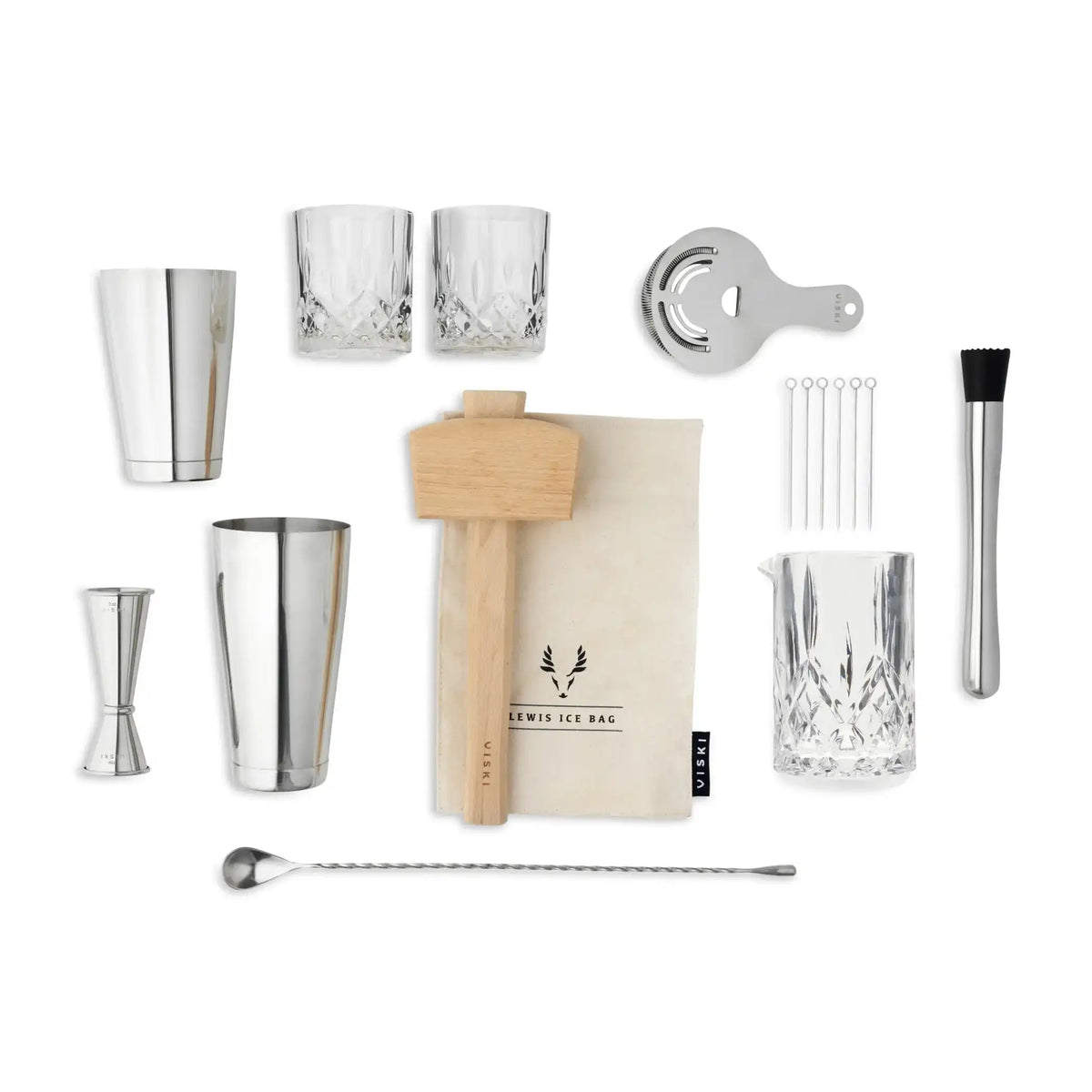 Rye Whiskey Glasses Set