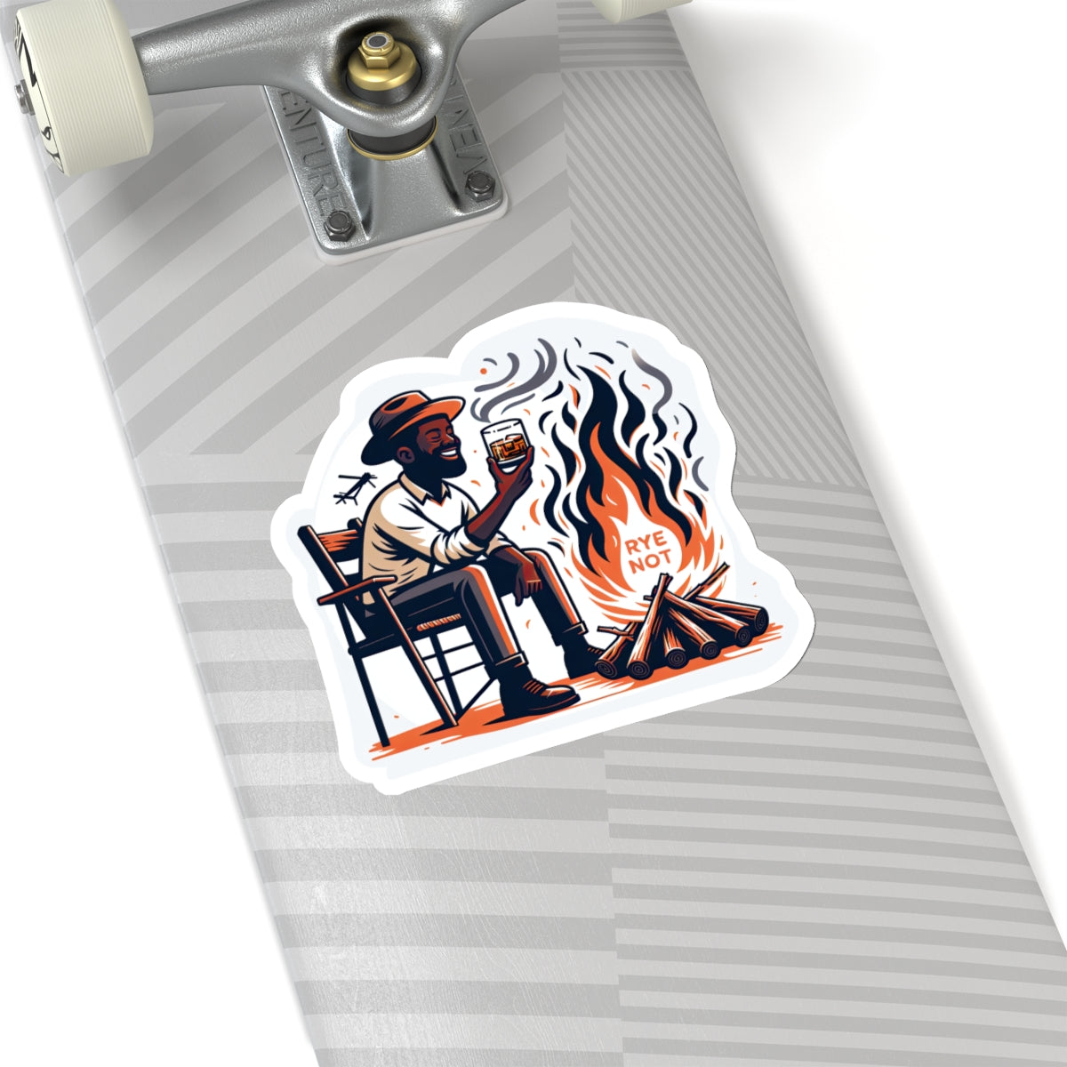 “Rye Not” Whiskey Theme Stickers