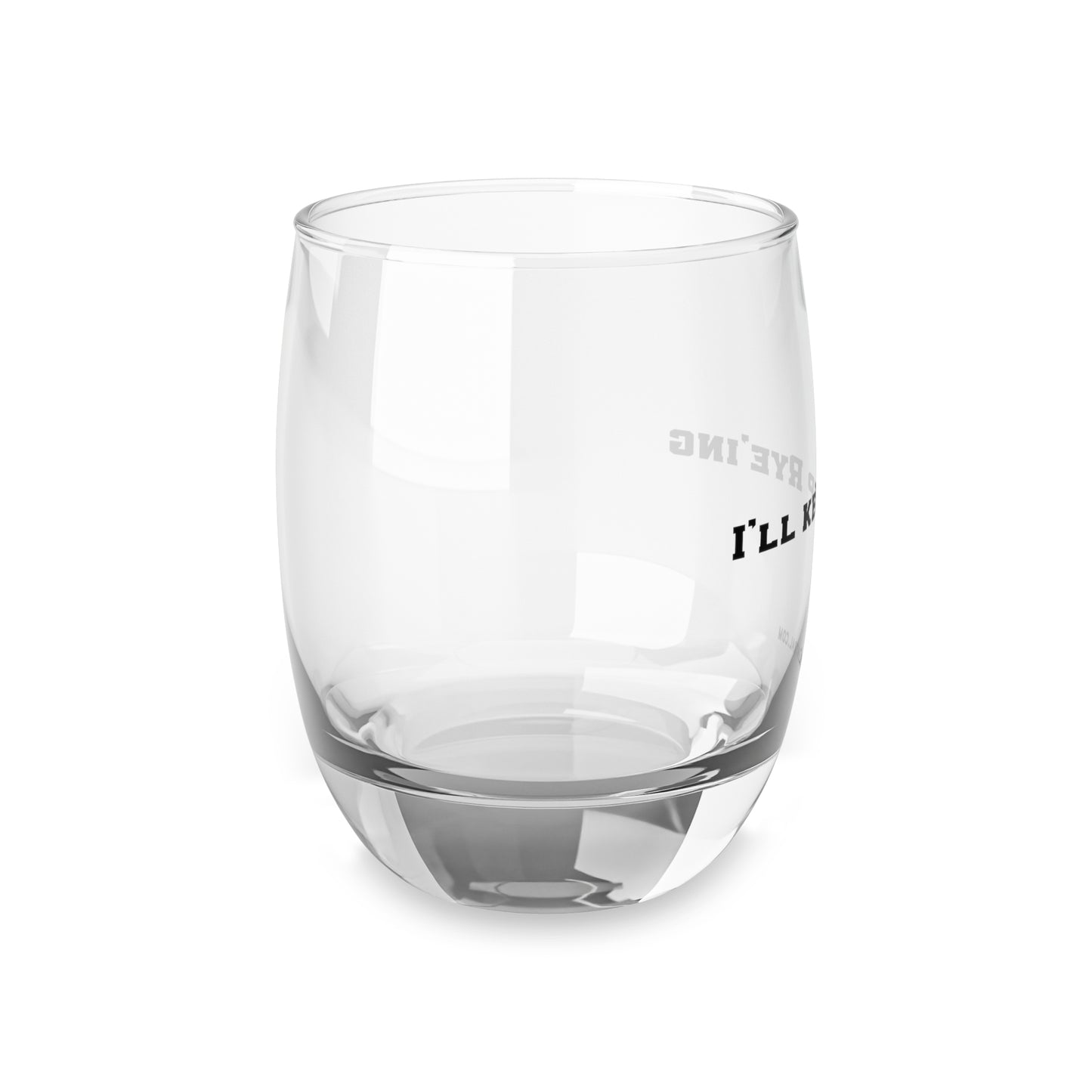 Golf Rye Whiskey Glass - Stylish Sipping, Humorous Twist