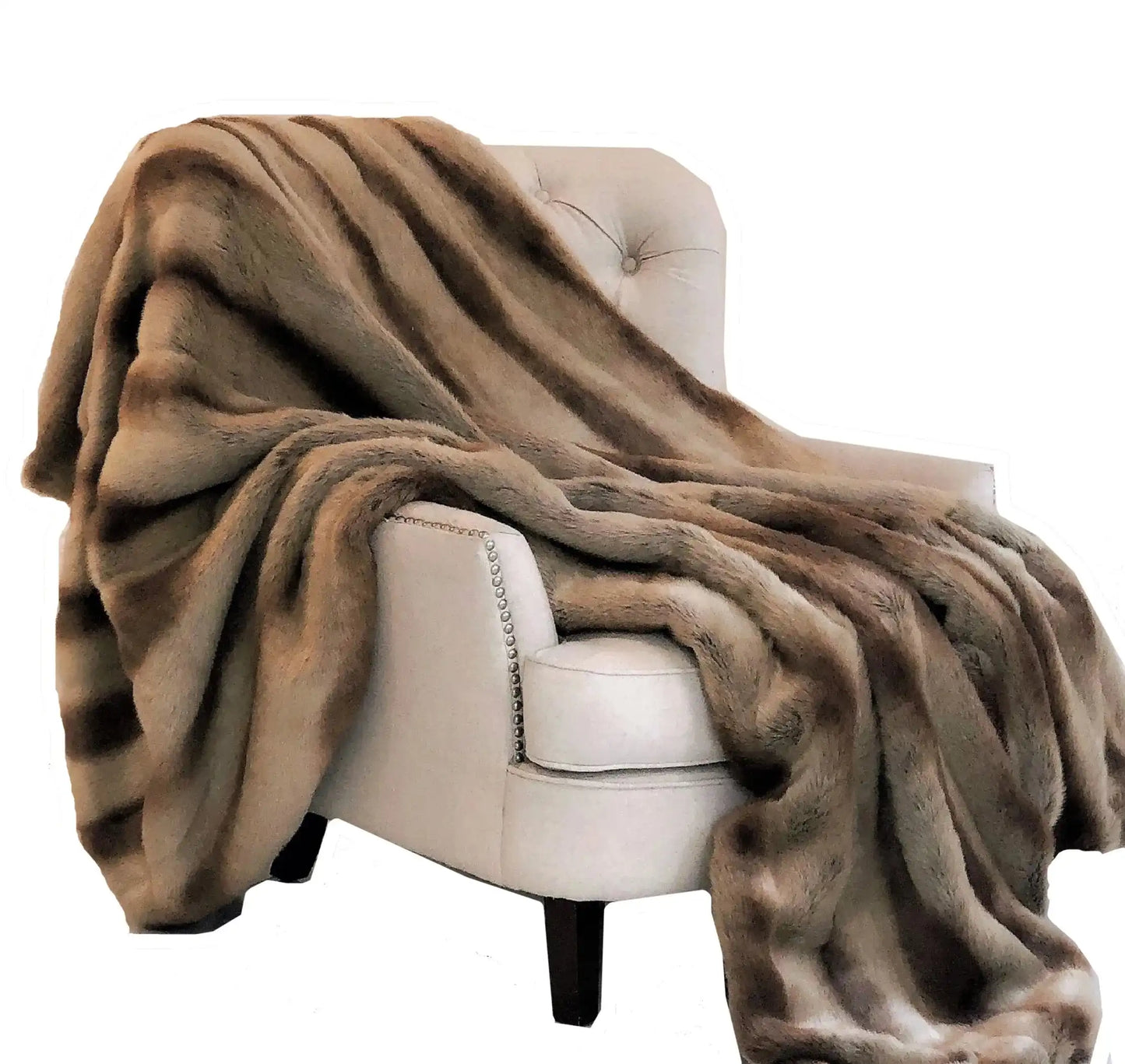 Luxury Faux Chinchilla Throw