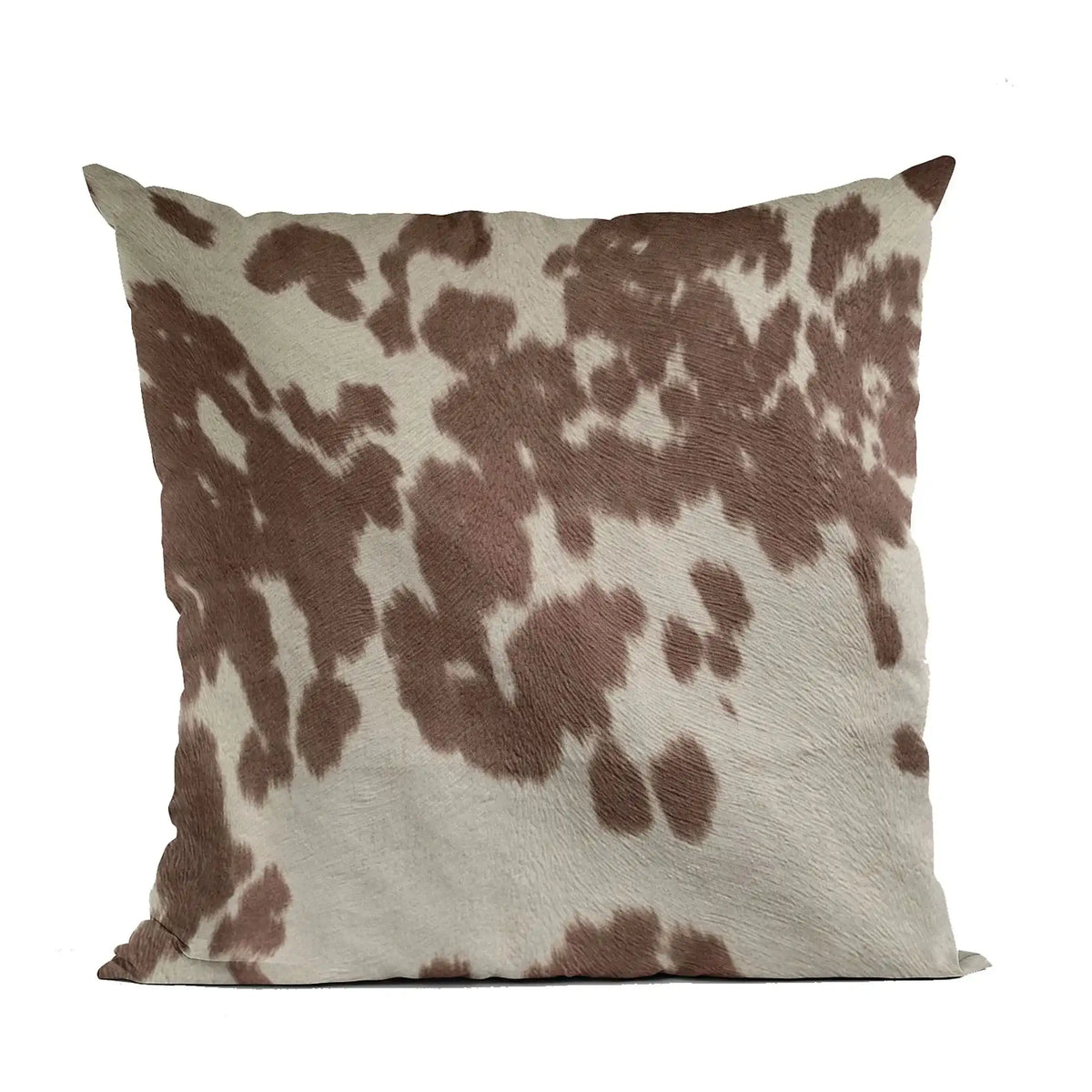 Cowhide Throw Pillow for Whiskey Enthusiasts