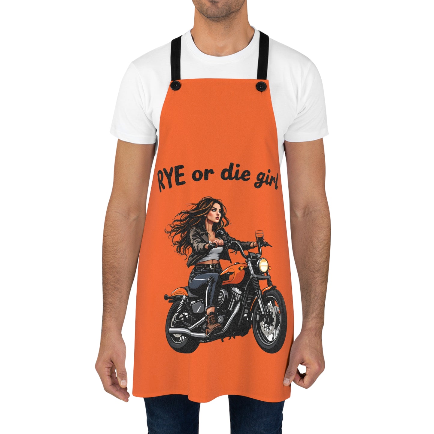 “Rye or Die Girl” Whiskey Apron