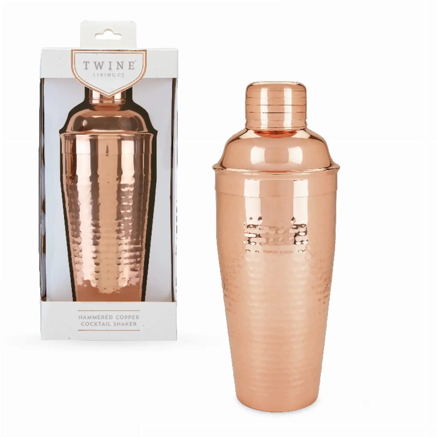 Hammered Copper Cocktail Shaker by RyeCentral