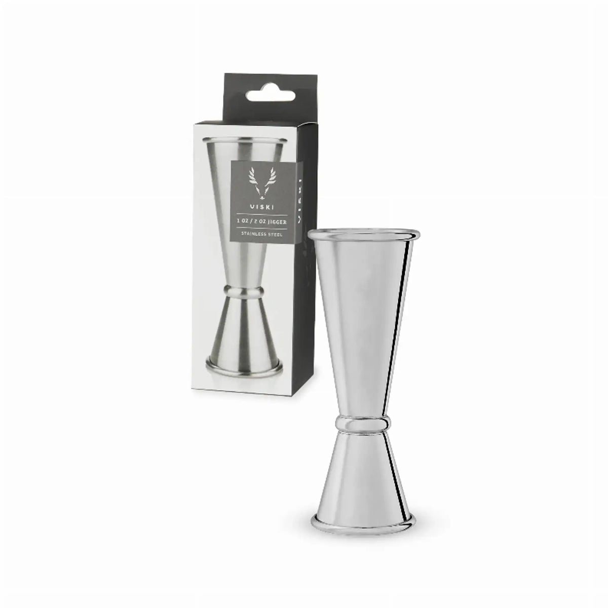 Large Stainless Steel Japanese Jigger by Viski