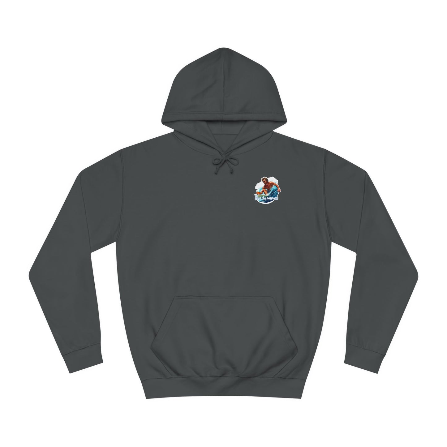 “Rye the Waves” Unisex Surf Whiskey Hoodie 1