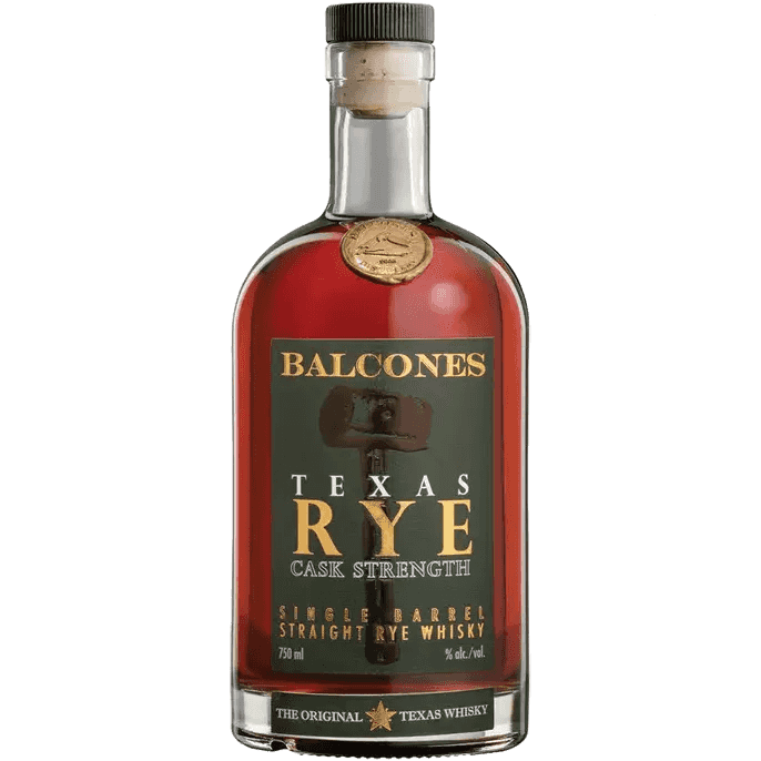 Balcones Texas Rye Cask Strength Whiskey