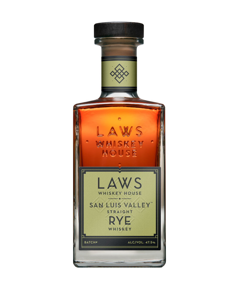 Laws San Luis Valley Straight Rye Bottle