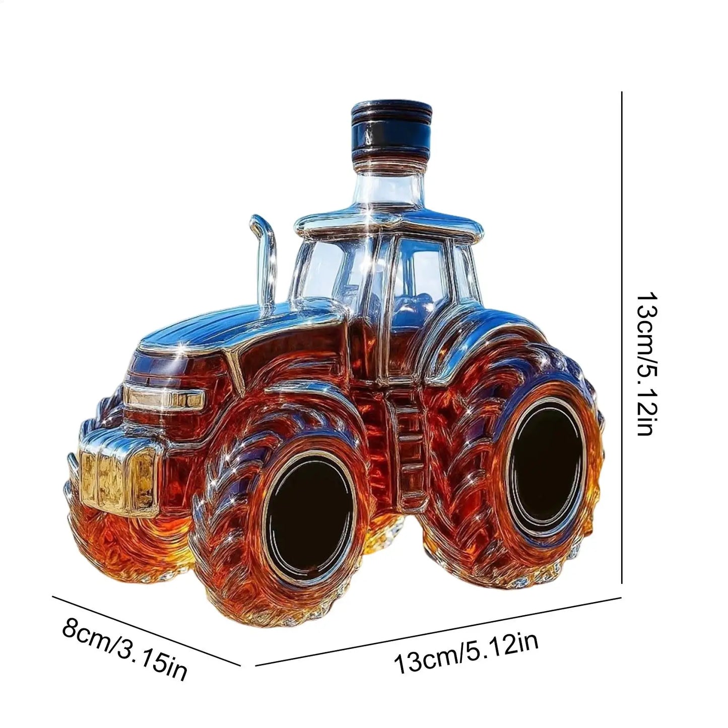 Tractor Whiskey Decanter (300ml Glass)