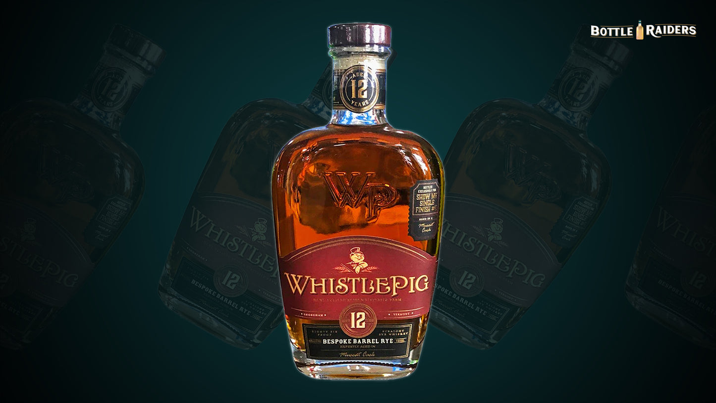 WhistlePig 12 Year Shafer Edition Rye whiskey bottle
