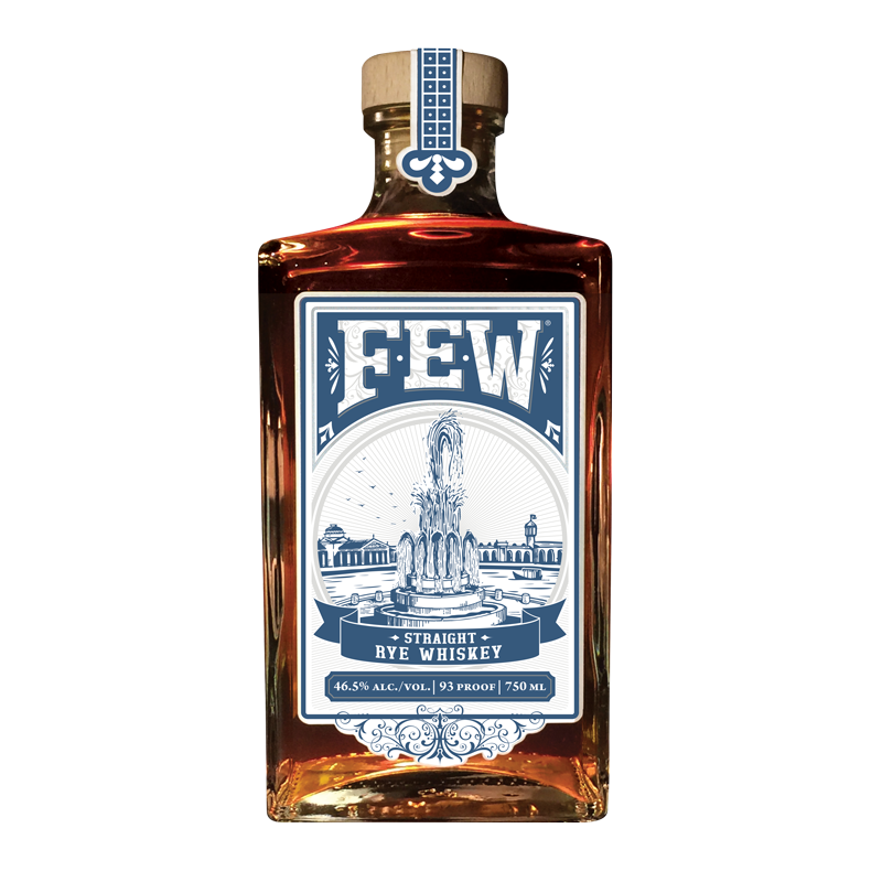 FEW Straight Rye Whiskey Bottle