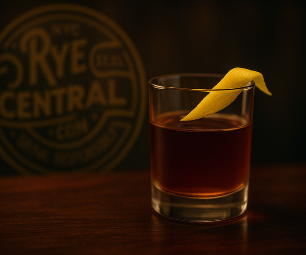 Rye Sazerac cocktail