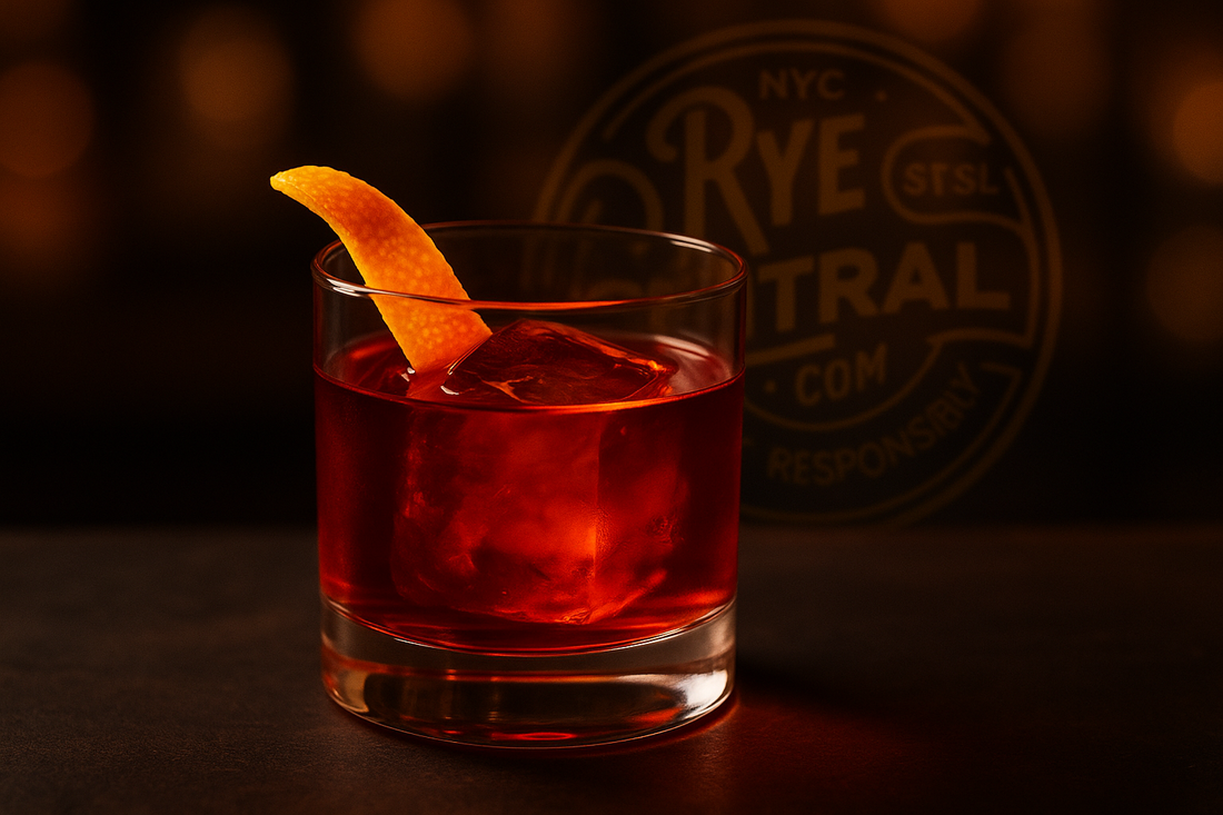 Boulevardier Cocktail Recipe Using Rye Whiskey