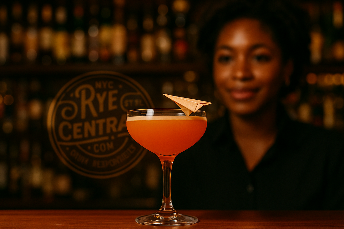 Paper Plane Cocktail Made with Rye Whiskey Recipe