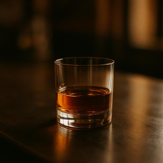 A neat pour of pure whiskey — essentially zero sugar