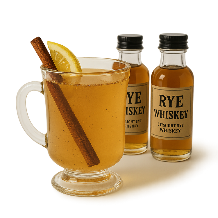 Best rye whiskey for hot toddy with lemon and cinnamon stick