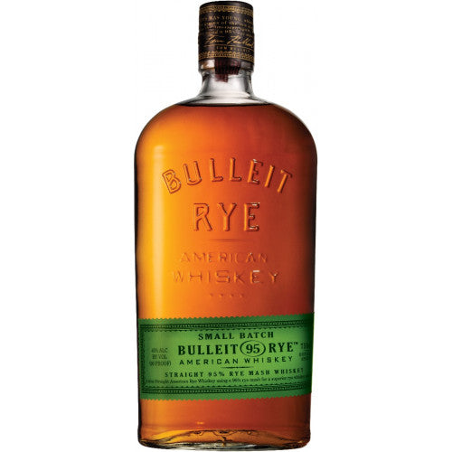 Bulleit Rye Whiskey bottle from Budget Rye Whiskey Collection.