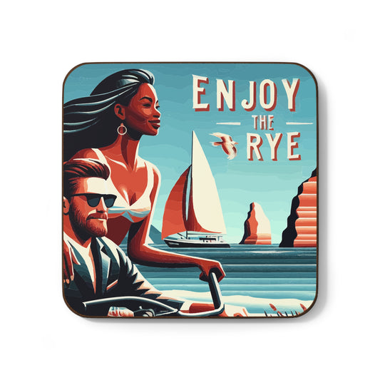“Enjoy the Rye” Hardboard Whiskey Coaster