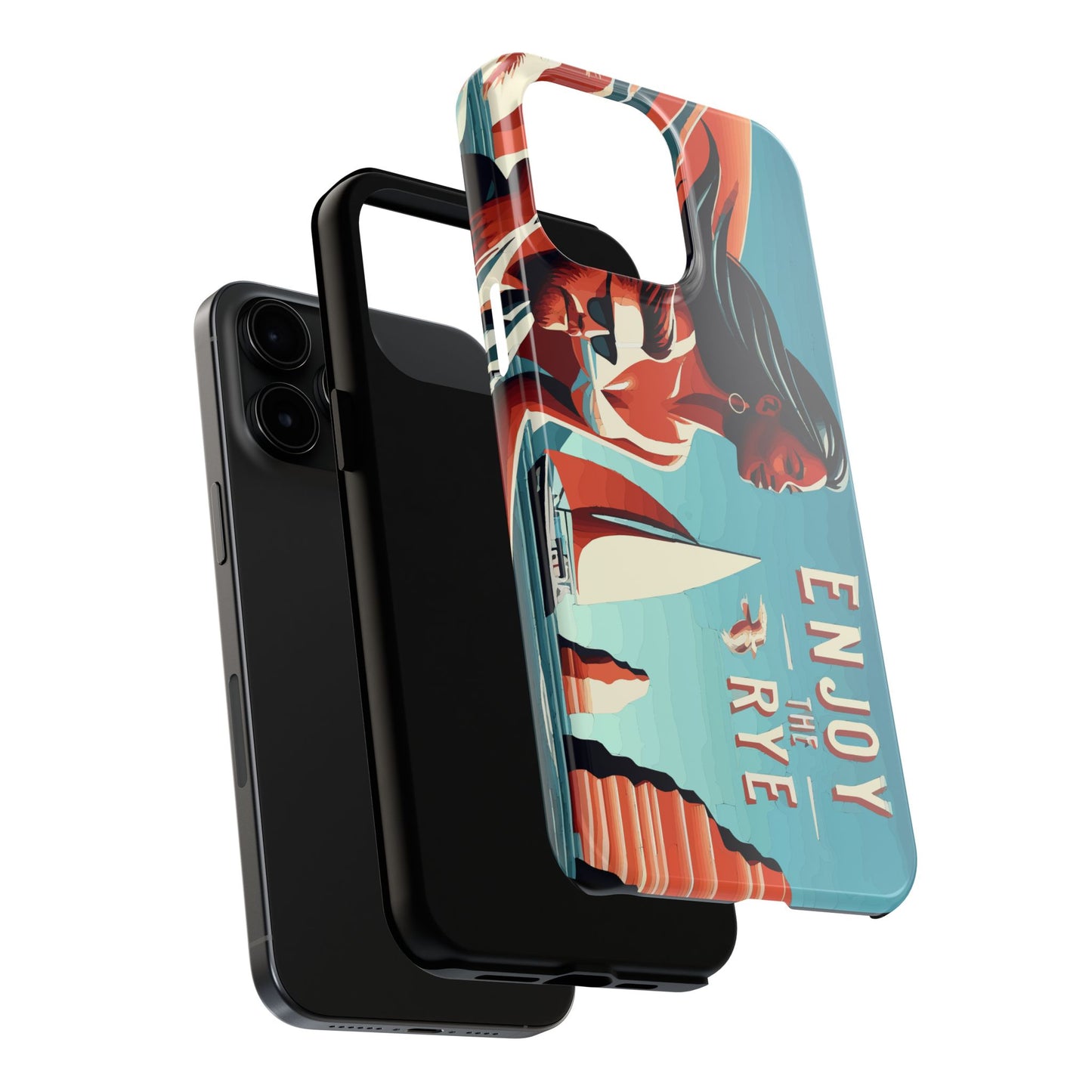 “Enjoy the Rye” Whiskey Theme Phone Cases
