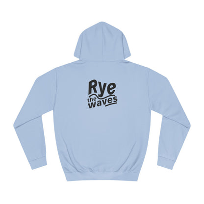 “Rye the Waves” Unisex Surf Whiskey Hoodie 2