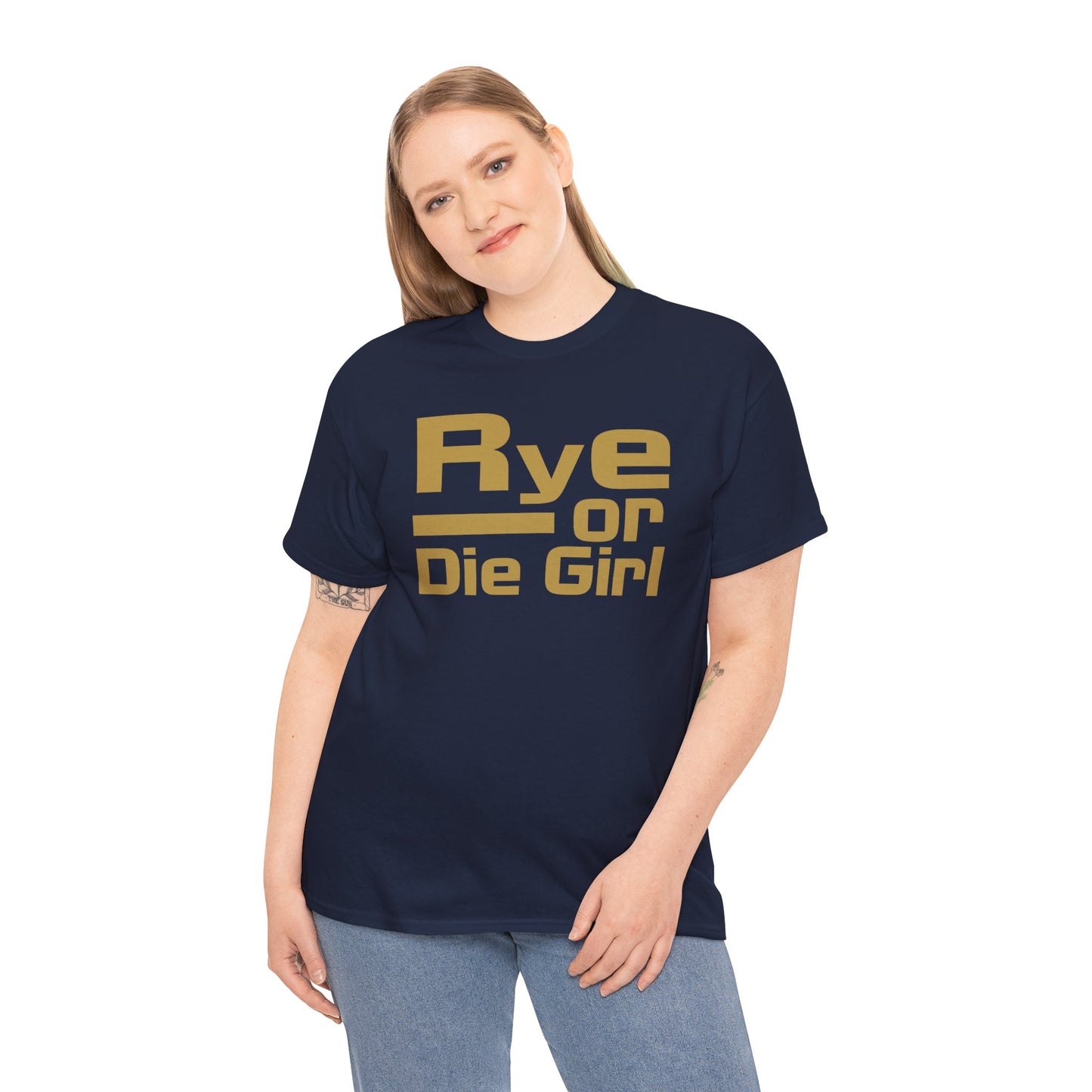 Funny Rye Whiskey T-Shirt | Rye or Die Girl Women's Tee | Whiskey Lover Gift
