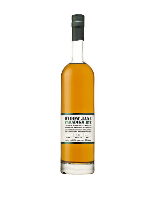 Widow Jane American Oak Aged Rye Bottle