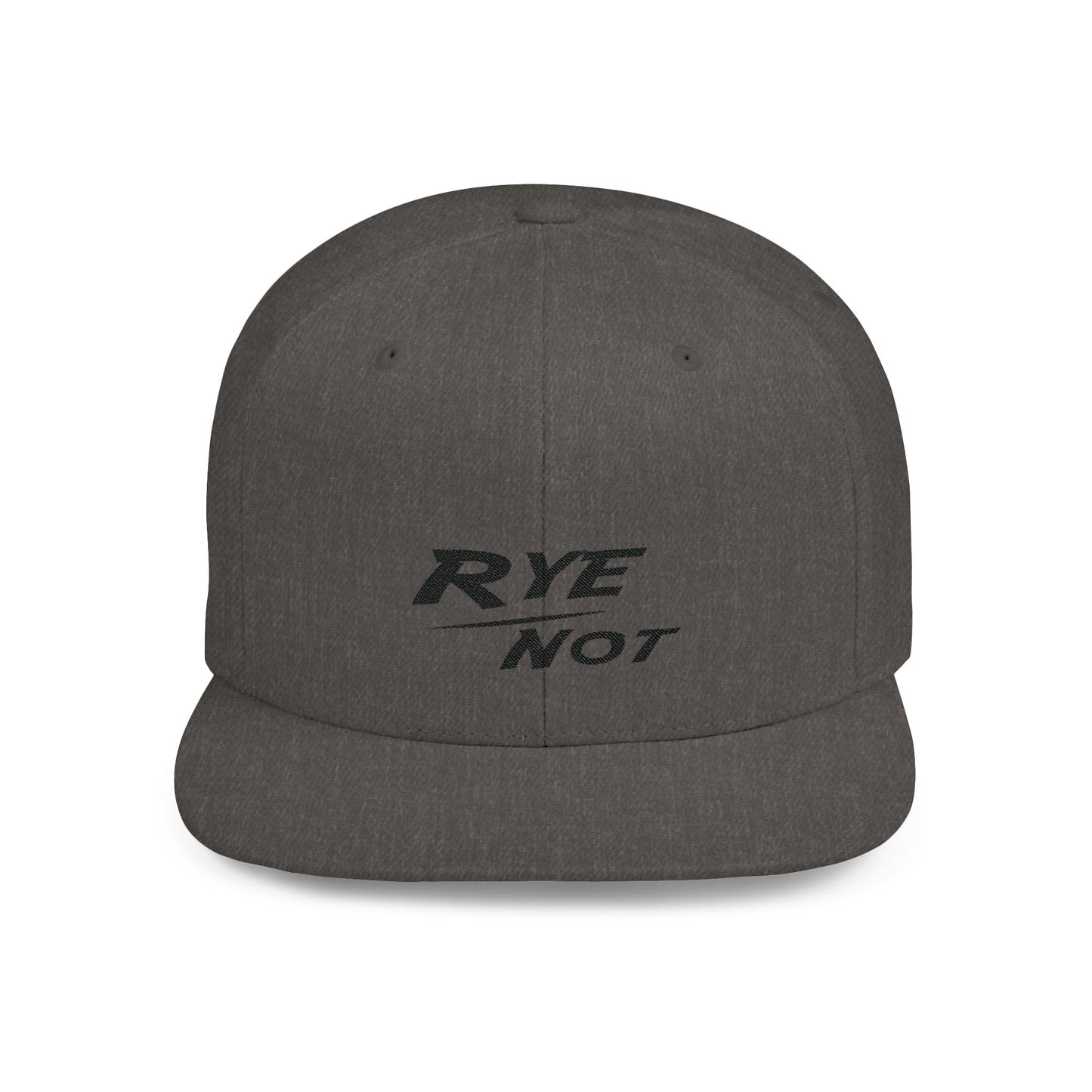 “Rye Not” Whiskey Flat Bill Cap