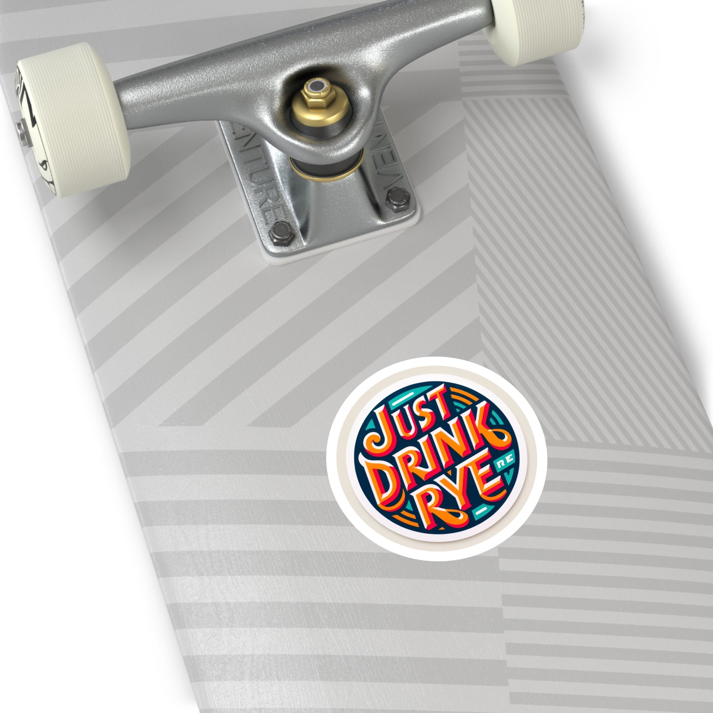 “Just Drink Rye” Whiskey Round Stickers, Indoor\Outdoor