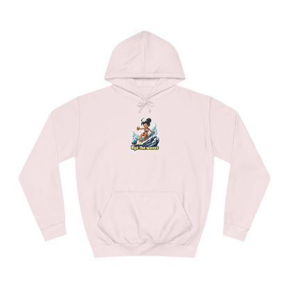 “Rye the Waves” Unisex Surf Whiskey Hoodie 2