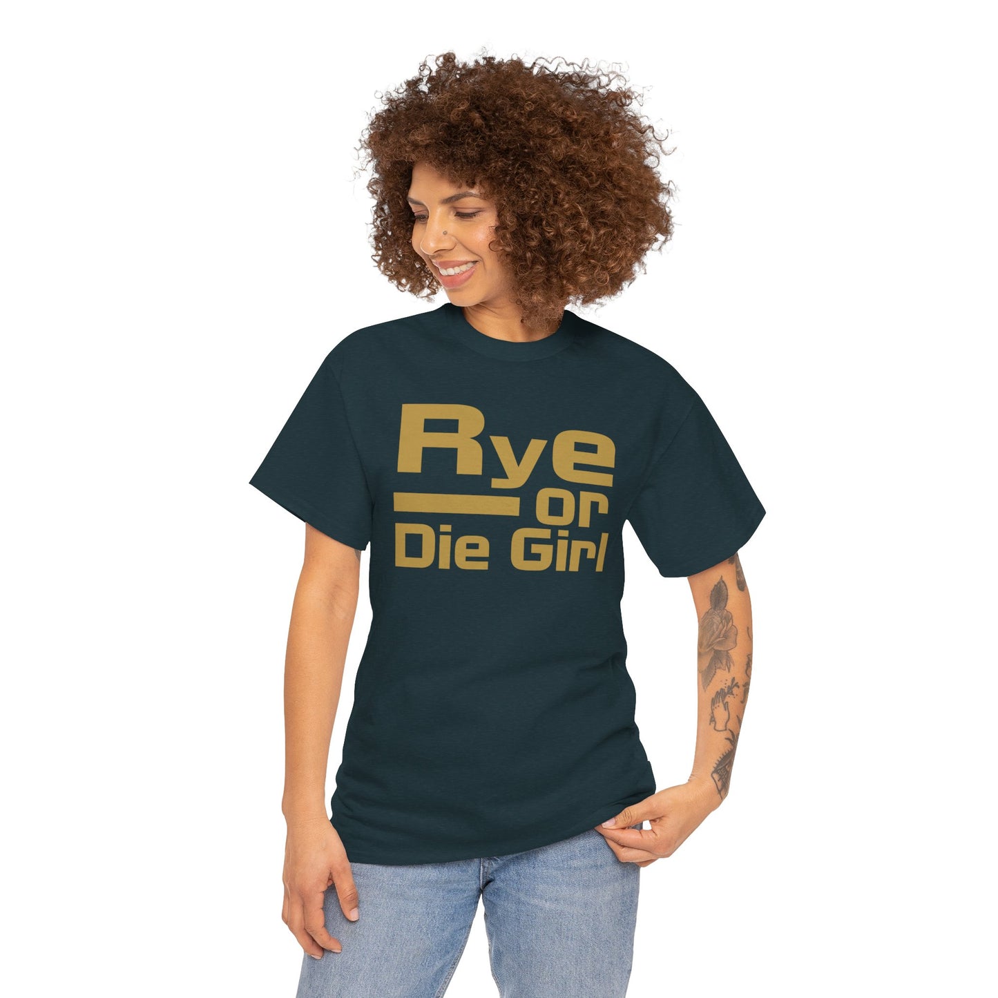 Funny Rye Whiskey T-Shirt | Rye or Die Girl Women's Tee | Whiskey Lover Gift