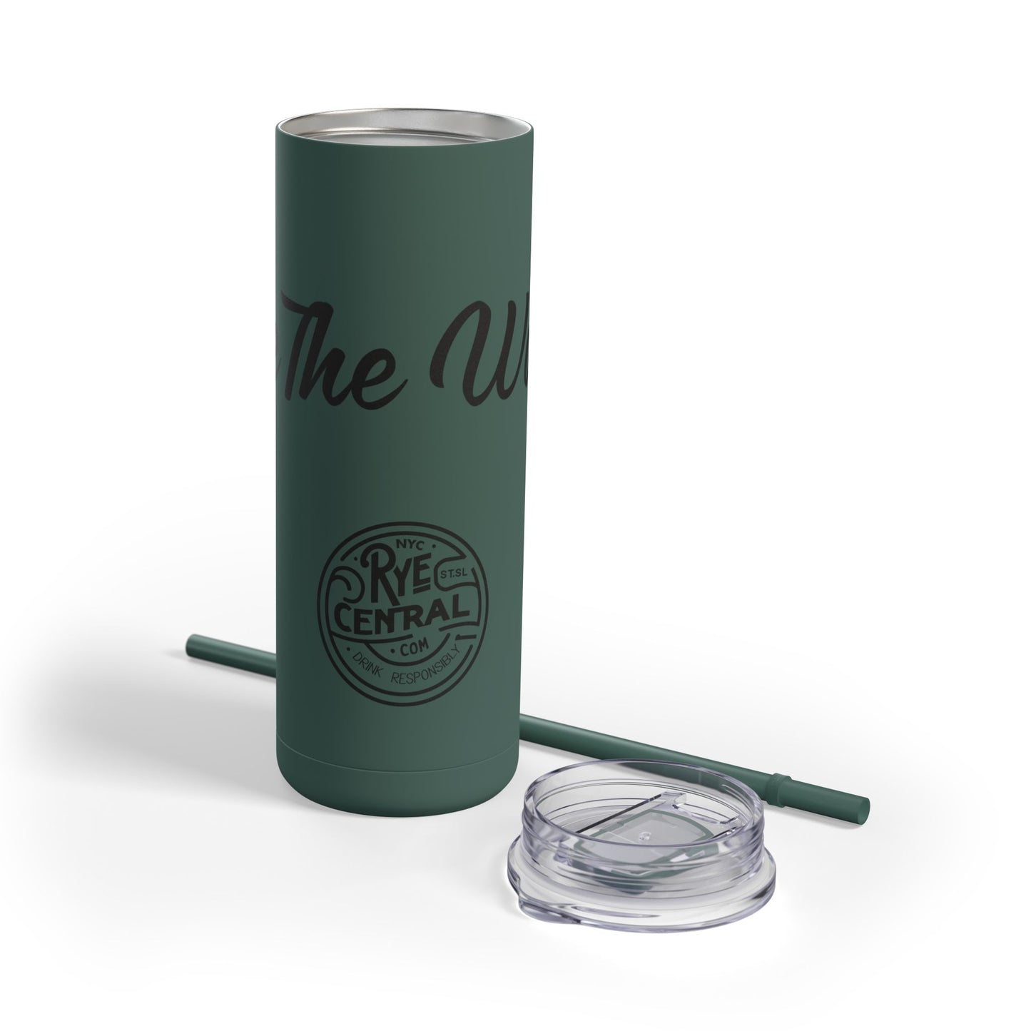 “Rye The Waves” Whiskey Themed Skinny Tumbler