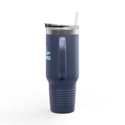 Eco-Friendly Whiskey Golf Tumbler - 40oz Insulated Steel, Reusable