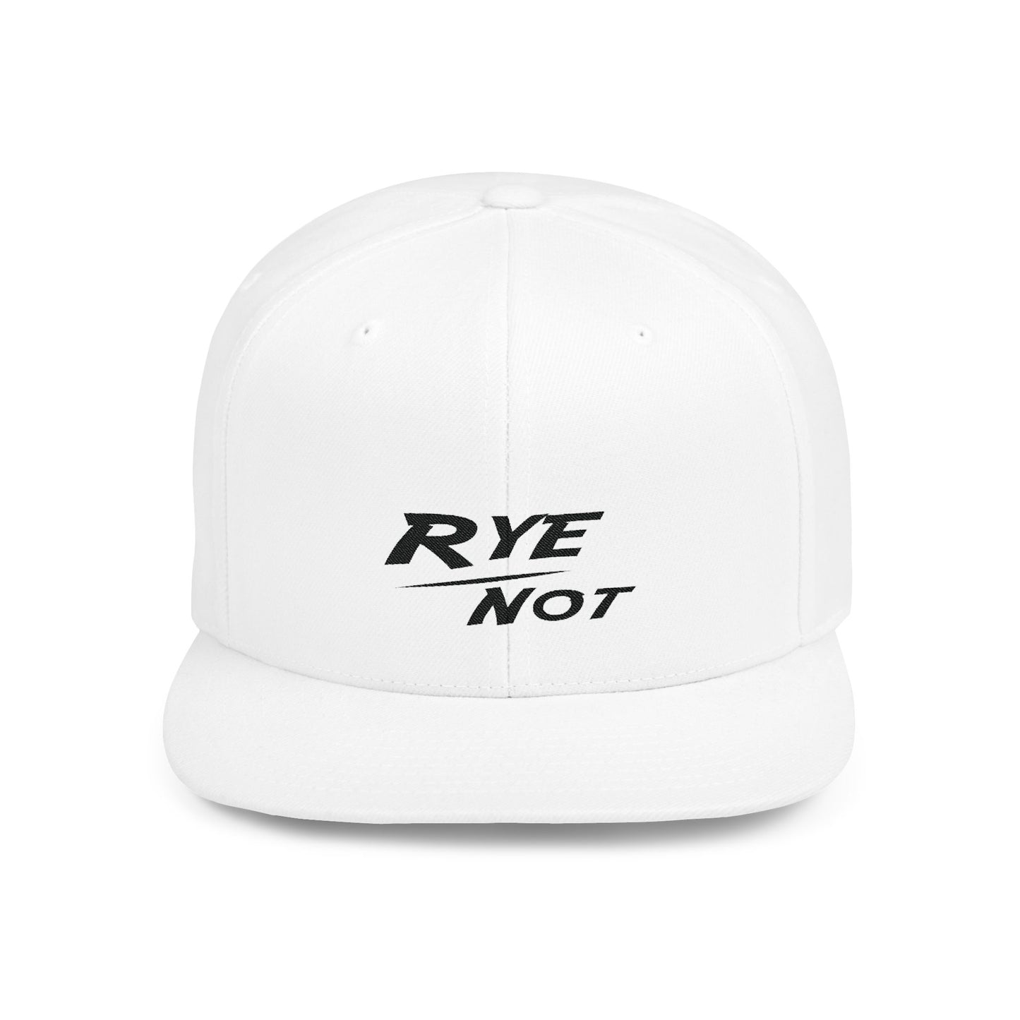 “Rye Not” Whiskey Flat Bill Cap