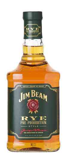 Jim Beam Rye Bottle