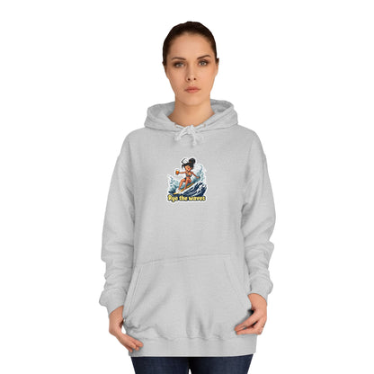 “Rye the Waves” Unisex Surf Whiskey Hoodie 2