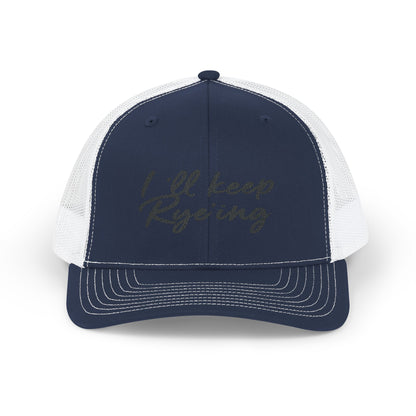 Whiskey Snapback Cap - I'll Keep Rye'ing - Golf Hat Limited Edition